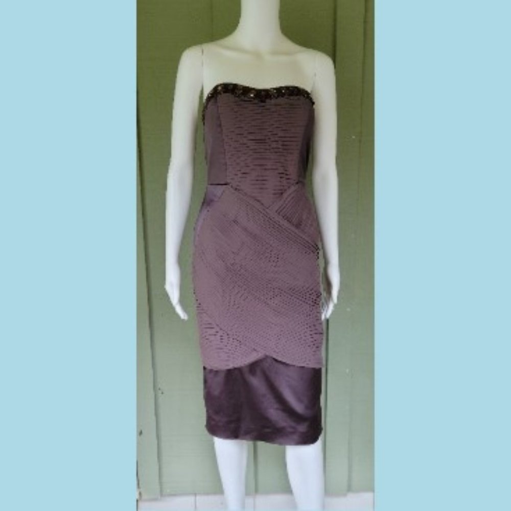 ALEXON Satin Pleated Miracle Slimming Dress 4